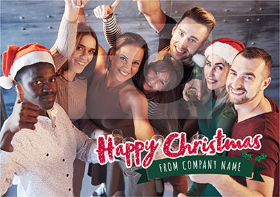 Essentials Corporate Photo Christmas Card