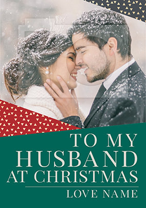 Husband Photo Christmas Card - You're Gold