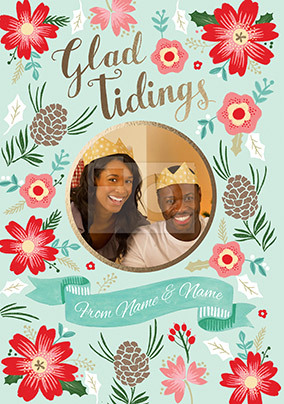 Glad Tidings Photo Upload Card