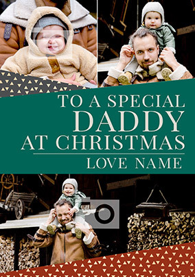 Dad Photo Christmas Card - You're Gold