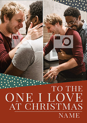 One I Love Photo Christmas Card - You're Gold