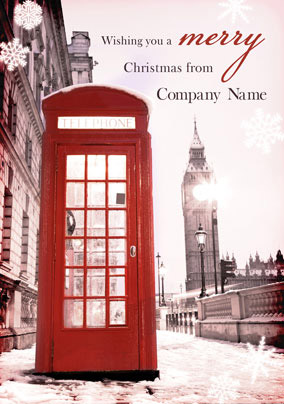 Wishes and Kisses - Corporate Merry Christmas Card