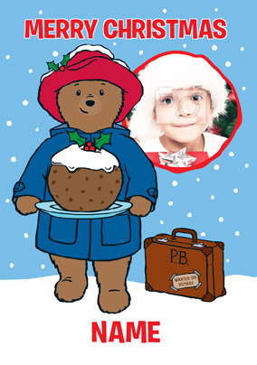 Paddington Bear - Merry Christmas Photo Upload