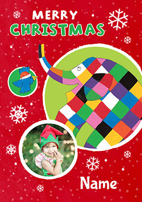 Elmer - Merry Christmas Photo Card