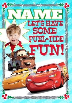 Fueltide Fun - Cars Photo Christmas Card