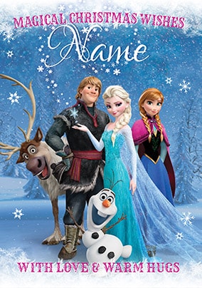Disney Frozen Christmas Card - Magical Wishes