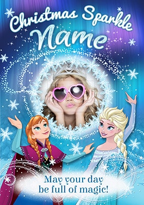 Frozen Photo Christmas Card