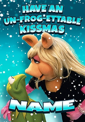 Kermit & Miss Piggy Christmas Card