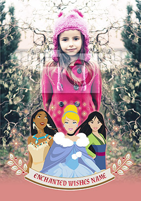 Disney Princess Enchanted Wishes Christmas Card