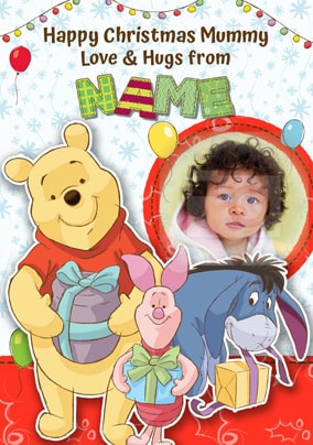 Winnie The Pooh - Christmas Group Photo
