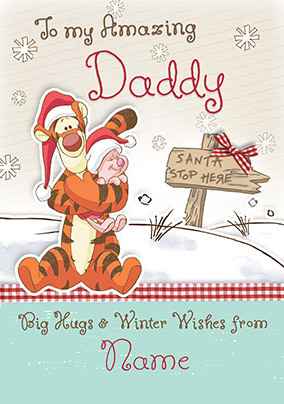 Winnie The Pooh - Winter Wishes Daddy