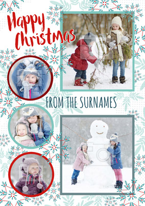 Christmas Card Photo Upload From the Family - Essentials Happy Christmas