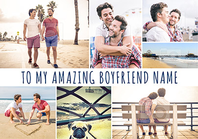 Boyfriend Photo Upload Christmas Card Multi 7 - Essentials