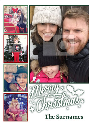 Christmas Card Photo Upload From the Family - Essentials 5 Photos