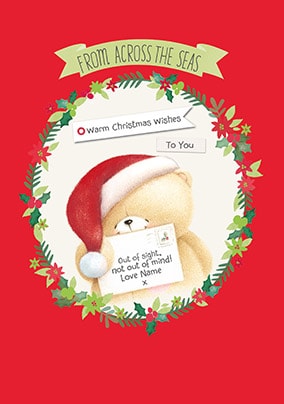 From Across The Seas Personalised Christmas Card