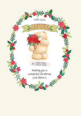 Grandma Personalised Christmas Card