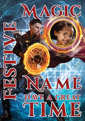 Doctor Strange Christmas Card - Festive Magic