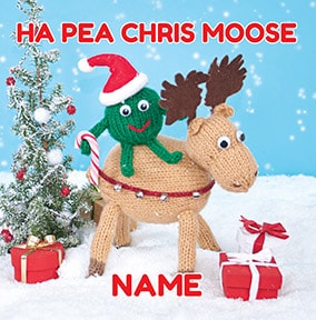 Knit & Purl - Ha Pea Chris Moose