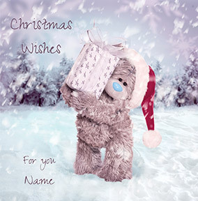Me To You Photo Finish Christmas Card - Christmas Wishes