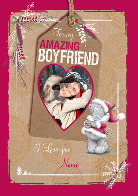 Me to You Christmas Card - Boyfriend Photo Upload