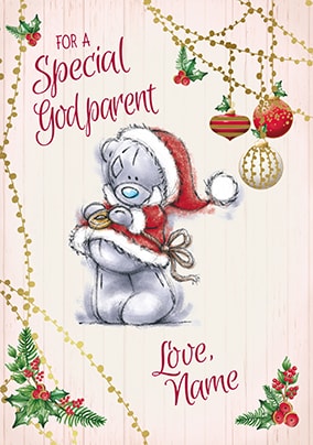 Me to You Special Godparent Christmas Card