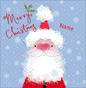 Merry Christmas Santa Personalised Card