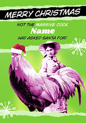 Asked Santa Personalised Christmas Card