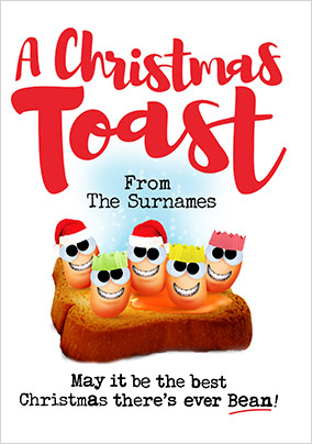 Christmas Toast from the Family Card