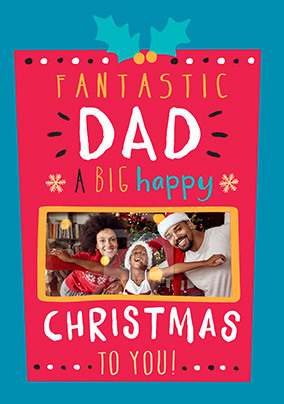 Fantastic Dad Photo Christmas Card