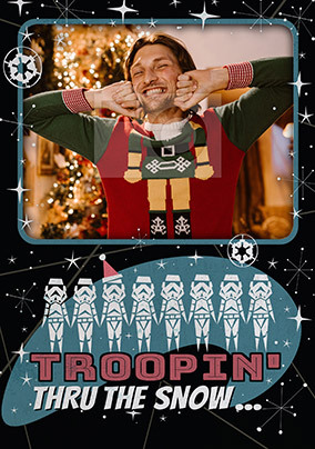 Star Wars - Troopin' Through the Snow Photo Christmas Card
