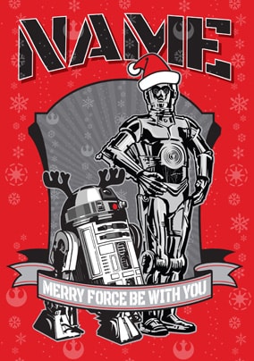 Droids Christmas Card