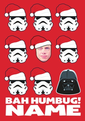 Star Wars Santa Hats Card
