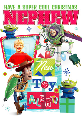 Toy Story Christmas Card - New Toy Alert