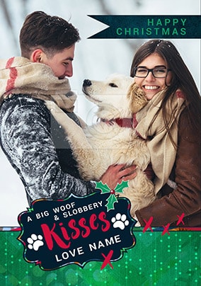 From The Dog Photo Christmas Card