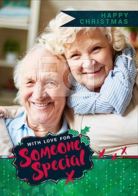 Love For Someone Special Photo Christmas Card