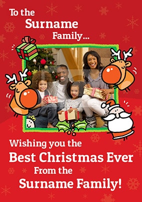 From The Family Photo Christmas Card