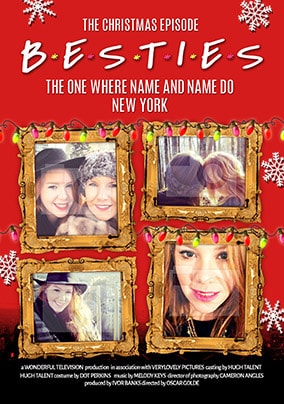 Besties Multi Photo Upload Christmas Card