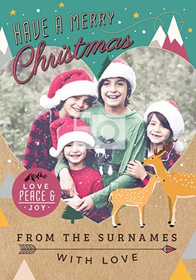 Merry Christmas From The Family Photo Christmas Card
