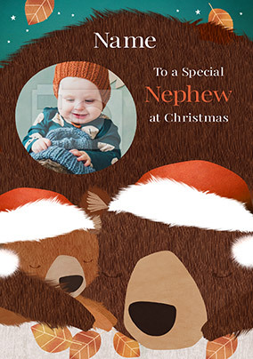 Special Nephew at Christmas Photo Card