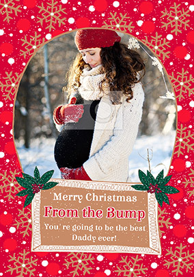 Merry Christmas from the Bump Photo Card
