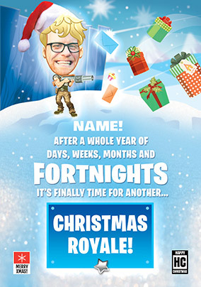 Christmas Royale Spoof Photo Christmas Card