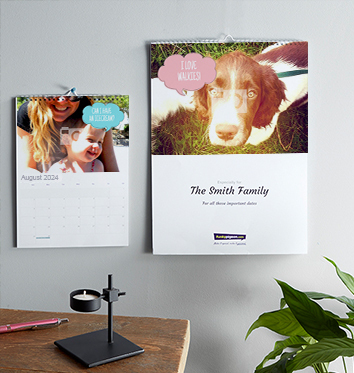 Personalised dog calendar outlet