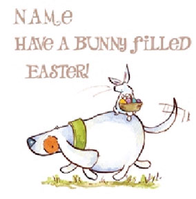 Fat Dog Fred - Easter Bunny