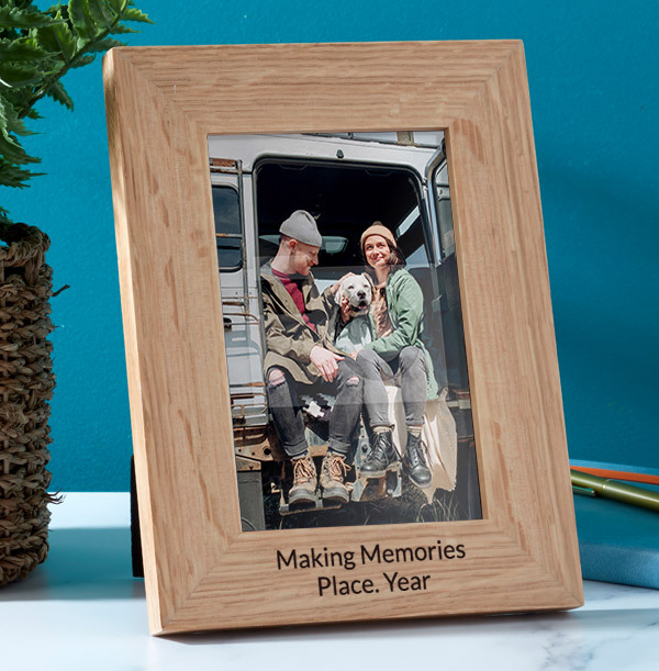 Making Memories Personalised Wooden Photo Frame - Portrait