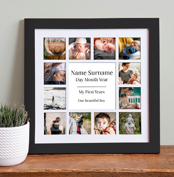 New Baby Photo Collage Frame