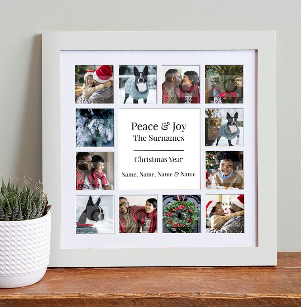 Christmas Photo Collage Frame