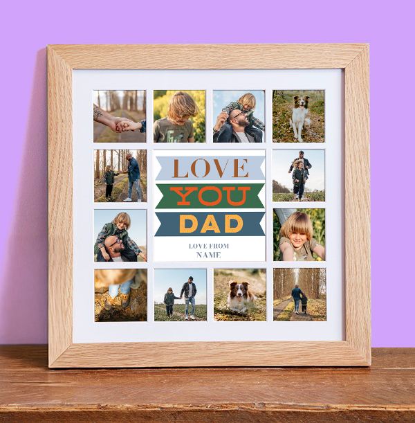 Photo of Love You Dad Multi Photo Collage Frame