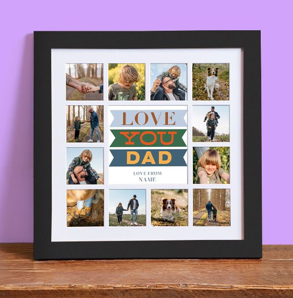 Photo of Love You Dad Multi Photo Collage Frame