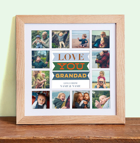 Love You Grandad Multi Photo Collage Frame