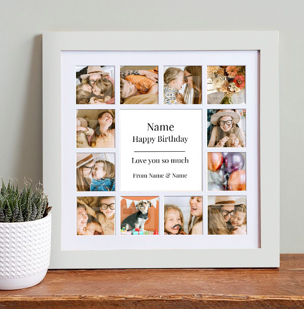 Happy Birthday Collage  Frame